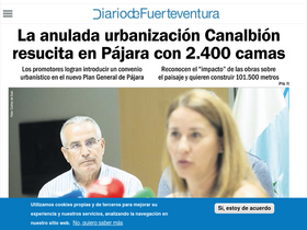 'diariodefuerteventura.com' screenshot