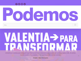 'podemos.info' screenshot