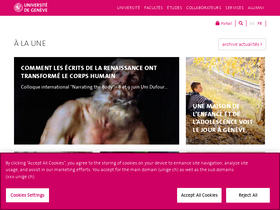 'unige.ch' screenshot