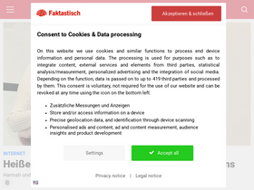 'faktastisch.de' screenshot