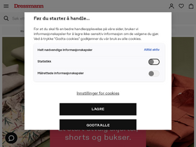 'dressmann.com' screenshot