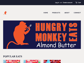 hungrymonkeyeats.com homepage screenshot