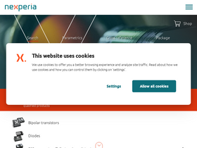'nexperia.com' screenshot