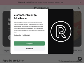 'pricerunner.se' screenshot