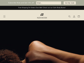 nudimoodi.com homepage screenshot