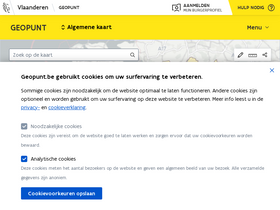 'geopunt.be' screenshot