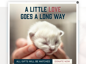 'animalhumanesociety.org' screenshot