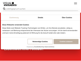 'visualstatements.net' screenshot