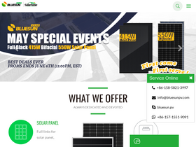 'bluesunpv.com' screenshot