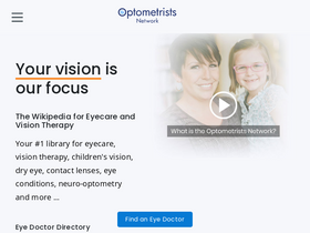 'optometrists.org' screenshot
