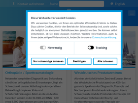 'klinik-am-ring.de' screenshot