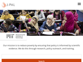 'povertyactionlab.org' screenshot