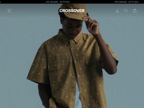 'crossoverconceptstore.com' screenshot