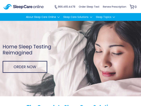 'sleepcareonline.com' screenshot