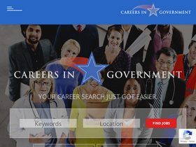 'careersingovernment.com' screenshot