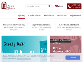 'nyitottakademia.hu' screenshot