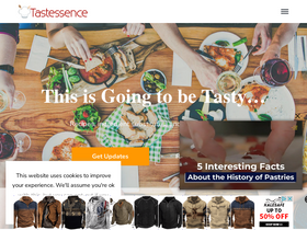 'tastessence.com' screenshot