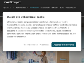 'moretticompact.it' screenshot