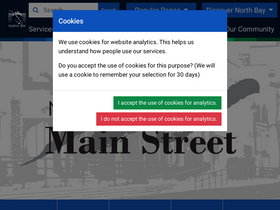 'northbay.ca' screenshot