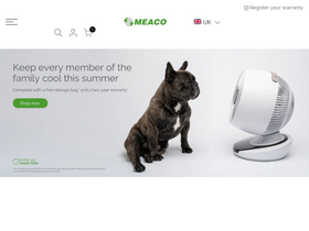 'meaco.com' screenshot