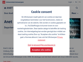 'anet.be' screenshot