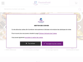 'passionfroid.fr' screenshot
