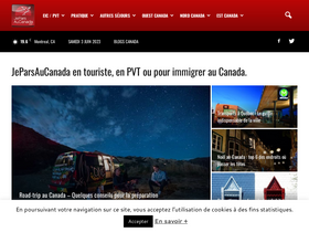 'jeparsaucanada.com' screenshot