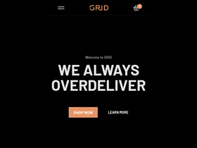 grid-wallet.com homepage screenshot
