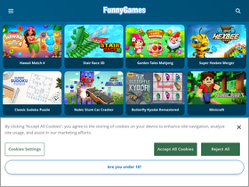 'funnygames.gr' screenshot