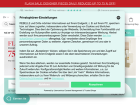 'rebelle.com' screenshot