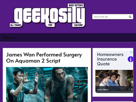 'geekositymag.com' screenshot
