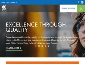 'asq.org' screenshot