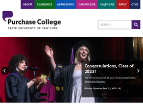 'purchase.edu' screenshot