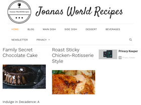 'joanas-world.com' screenshot