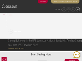 'nationalbonds.ae' screenshot