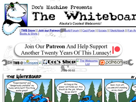 'the-whiteboard.com' screenshot