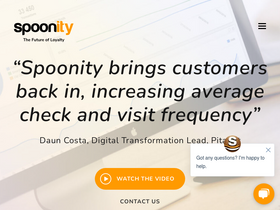 'spoonity.com' screenshot