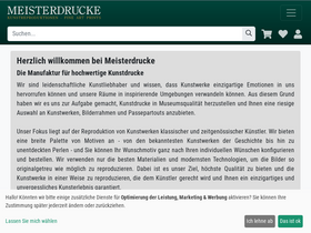 'meisterdrucke.com' screenshot