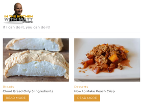 'inthekitchenwithmatt.com' screenshot