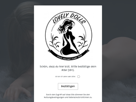 lovely-dolls.com homepage screenshot