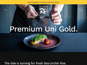 seaurchinharvest.com.au homepage screenshot
