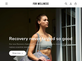 For Wellness website screenshot