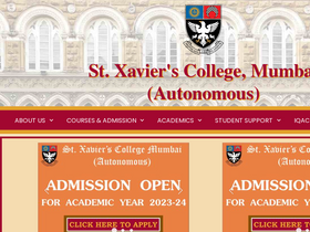'xaviers.ac' screenshot