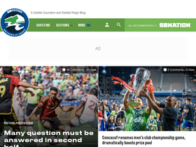 'sounderatheart.com' screenshot