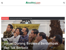 'abadikini.com' screenshot