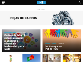 'onoticiasdatrofa.pt' screenshot