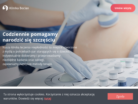 'klinikabocian.pl' screenshot