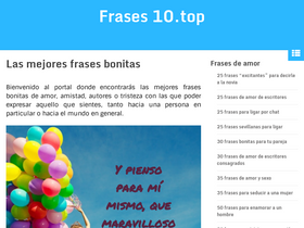 'frases10.top' screenshot