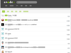 'cnodejs.org' screenshot