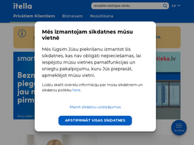 'itella.lv' screenshot